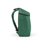 Kühlrucksack aus recyceltem Polyester mit Doppelzipper, 12 l farbe grün dritte Ansicht