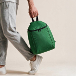 Kühlrucksack aus recyceltem Polyester mit Doppelzipper, 12 l farbe grün Ansicht der Umgebung