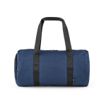Sporttasche aus recyceltem Nylon mit Schuhfach farbe marineblau Ansicht von vorne
