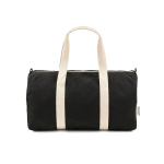 Sporttasche aus recyceltem Canvas, 30 l farbe schwarz Ansicht von vorne