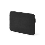 Gepolsterte Laptophülle aus recyceltem Canvas, 15,6 Zoll farbe schwarz