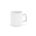 Weiße Keramiktasse mit matter Oberfläche für Sublimation, 260 ml farbe weiß