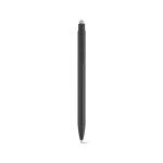 Kugelschreiber aus recyceltem Aluminium mit Touchpen-Spitze und blauer Tinte farbe silber Ansicht von vorne