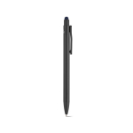 Kugelschreiber aus recyceltem Aluminium mit Touchpen-Spitze und blauer Tinte farbe marineblau zweite Ansicht