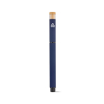 Tintenroller aus recyceltem Aluminium und Bambus mit blauer Tinte farbe marineblau Ansicht von hinten