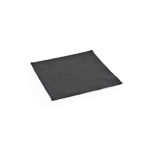 Quadratisches Tischset aus recyceltem Canvas, 30 x 30 cm, 180 g/m² farbe schwarz