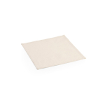 Quadratisches Tischset aus recyceltem Canvas, 30 x 30 cm, 180 g/m² farbe natürliche farbe