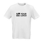 Unisex-T-Shirt aus Bio-Baumwolle mit kurzen Ärmeln und Rundhalsausschnitt, 140 g/m² Hauptansicht