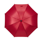 Regenschirm aus Pongee mit Automatiköffnung und 8 Segmenten, Ø 106 cm farbe rot Ansicht von vorne