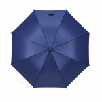 Regenschirm aus Pongee mit Automatiköffnung und 8 Segmenten, Ø 106 cm farbe marineblau fünfte Ansicht