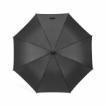 Automatischer sturmfester Regenschirm aus recyceltem Kunststoff, Ø 101 cm farbe schwarz fünfte Ansicht