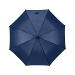 Automatischer sturmfester Regenschirm aus recyceltem Kunststoff, Ø 101 cm farbe marineblau Ansicht von vorne