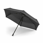 Manueller Taschenschirm aus recyceltem Pongee, Ø 95 cm farbe schwarz zweite Ansicht
