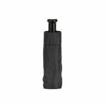 Manueller Taschenschirm aus recyceltem Pongee, Ø 95 cm farbe schwarz dritte Ansicht
