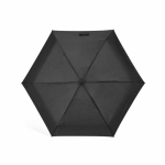 Manueller Taschenschirm aus recyceltem Pongee, Ø 95 cm farbe schwarz fünfte Ansicht
