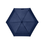 Manueller Taschenschirm aus recyceltem Pongee, Ø 95 cm farbe marineblau Ansicht von vorne
