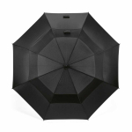 Robuster automatischer Golfschirm aus recyceltem Kunststoff, Ø 135 cm farbe schwarz fünfte Ansicht
