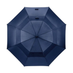 Robuster automatischer Golfschirm aus recyceltem Kunststoff, Ø 135 cm farbe marineblau Ansicht von vorne