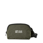 Wasserabweisende Bauchtasche aus recyceltem Nylon mit Rückfach, 1,5 l Hauptansicht
