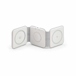 3-in-1-Ladestation, kabellos und magnetisch, mit USB-C und 15 W farbe weiß zweite Ansicht