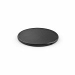 Magnetisches kabelloses Ladegerät aus recyceltem Kunststoff mit USB-C, 15 W farbe schwarz