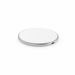 Magnetisches kabelloses Ladegerät aus recyceltem Aluminium mit USB-C, 15 W farbe weiß