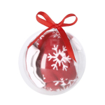 Weiche Weihnachtssocken aus Polyester in transparenter Dekokugel