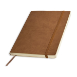 A5-Softcover-Notizbuch aus Kunstleder mit Gummiband, liniert