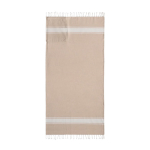 2-in-1-Strandtuch mit Rucksackfunktion aus Baumwolle, 90 x 180 cm farbe beige