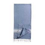 2-in-1-Strandtuch mit Rucksackfunktion aus Baumwolle, 90 x 180 cm farbe marineblau