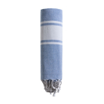 2-in-1-Strandtuch mit Rucksackfunktion aus Baumwolle, 90 x 180 cm farbe hellblau