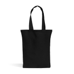 Tragetasche aus recycelter Baumwolle und recyceltem Kunststoff farbe schwarz