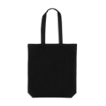 Tragetasche aus recycelter Baumwolle und recyceltem Kunststoff farbe schwarz