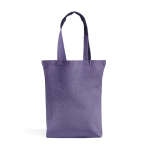 Tragetasche aus recycelter Baumwolle und recyceltem Kunststoff farbe violett