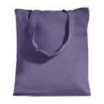 Tragetasche aus recycelter Baumwolle und recyceltem Kunststoff farbe violett