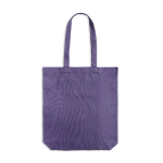 Tragetasche aus recycelter Baumwolle und recyceltem Kunststoff farbe violett