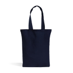 Tragetasche aus recycelter Baumwolle und recyceltem Kunststoff farbe marineblau