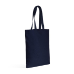 Tragetasche aus recycelter Baumwolle und recyceltem Kunststoff farbe marineblau