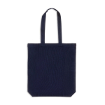 Tragetasche aus recycelter Baumwolle und recyceltem Kunststoff farbe marineblau
