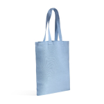 Tragetasche aus recycelter Baumwolle und recyceltem Kunststoff farbe hellblau