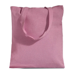 Tragetasche aus recycelter Baumwolle und recyceltem Kunststoff farbe hellrosa
