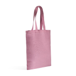 Tragetasche aus recycelter Baumwolle und recyceltem Kunststoff farbe hellrosa