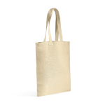 Tragetasche aus recycelter Baumwolle und recyceltem Kunststoff farbe hellgelb