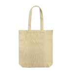 Tragetasche aus recycelter Baumwolle und recyceltem Kunststoff farbe hellgelb