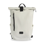 Reflektierender Rucksack aus recyceltem Kunststoff mit Rollverschluss 15,6'' farbe weiß