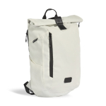 Reflektierender Rucksack aus recyceltem Kunststoff mit Rollverschluss 15,6'' farbe weiß