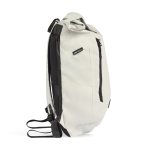 Reflektierender Rucksack aus recyceltem Kunststoff mit Rollverschluss 15,6'' farbe weiß