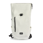 Reflektierender Rucksack aus recyceltem Kunststoff mit Rollverschluss 15,6'' farbe weiß