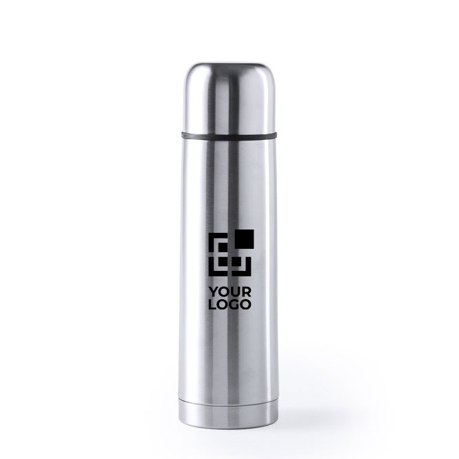 Thermoskanne aus Edelstahl mit Deckel als Becher, 500ml