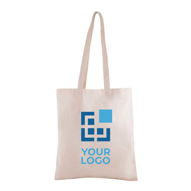 Baumwolltasche mit langen Henkeln und großer Druckfläche, 180 g/m2